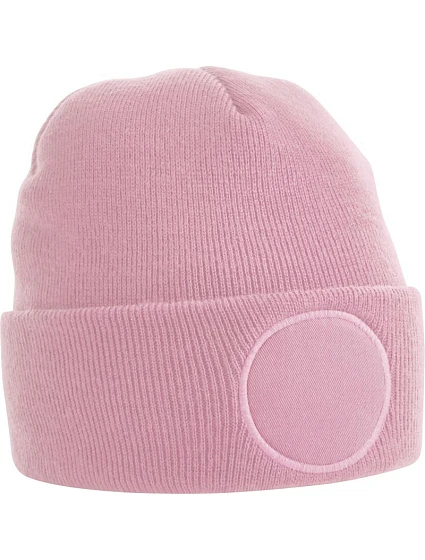 Beechfield B 446 Čepice s kruhovou nášivkou 53.0446 dusky pink