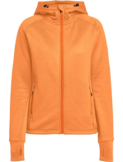 Tenson TXlite Hoodie Zip Women Dámská mikina s kapucí 84.7402 dark orange Tenson TXlite Hoodie Zip Women Dámská mikina s kapucí 84.7402 dark orange