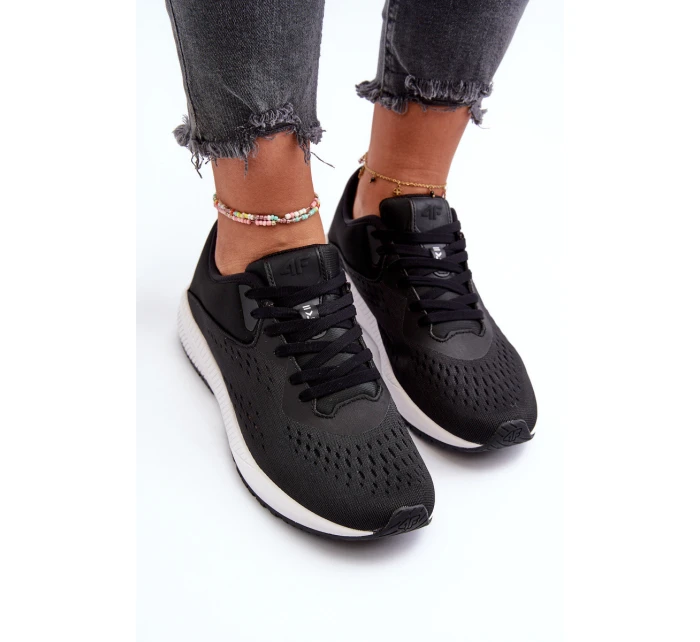 Dámské sportovní boty model 21656293 Černé - 4F Dámské sportovní boty model 21656293 Černé - 4F