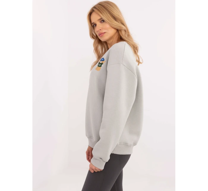 Mikina CLM BL model 20758417 světle šedá - FPrice Mikina CLM BL model 20758417 světle šedá - FPrice