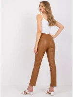 Spodnie DHJ SP model 20108856 camelowy - FPrice Spodnie DHJ SP model 20108856 camelowy - FPrice