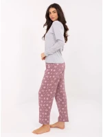 Pyžamo DU PI FP 001.48 šedé Pyžamo DU PI FP 001.48 šedé