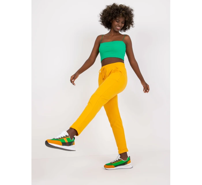 Tepláky RV DR 7806.32 světle oranžová