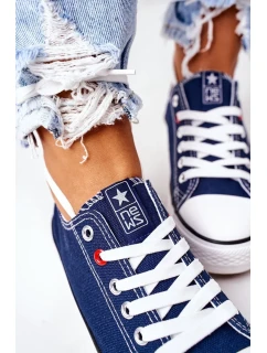 Dámské Klasické Tenisky Tmavě Modré Ecoma