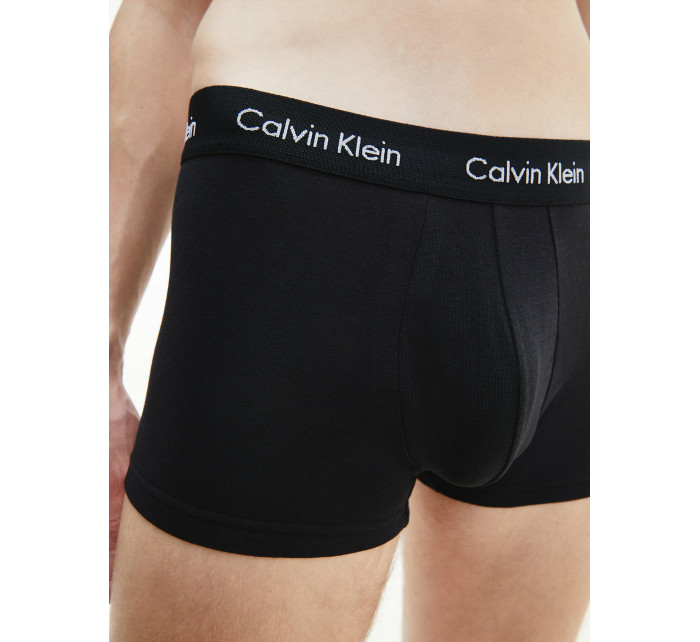 Pánské trenky 5 Pack Trunks Cotton Stretch 000NB2734AXWB černá - Calvin Klein