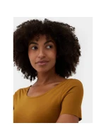 Dámské rychleschnoucí tričko na jógu 4F crop top