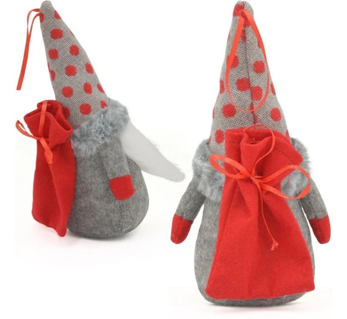 Dekorativní marshmallow s dárkovým sáčkem 20CM šedé dětské