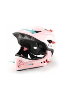 kask dziecięcy różowy dětské model 21857315 - Rockbros
