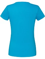 Fruit of the Loom Lady-Fit Iconic 150 T Dámské tričko 16.1432 azure blue Fruit of the Loom Lady-Fit Iconic 150 T Dámské tričko 16.1432 azure blue