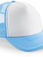 Beechfield B 645B Dětská 5 panelová síťovaná kšiltovka 53.645B sky blue/white