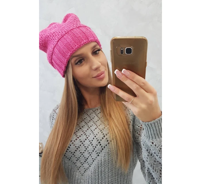 Dámská čepice Danuta K331 růžová Dámská čepice Danuta K331 růžová