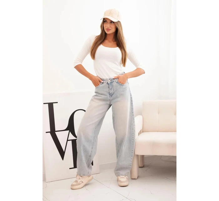 Halenka s kulatým výstřihem ecru Halenka s kulatým výstřihem ecru