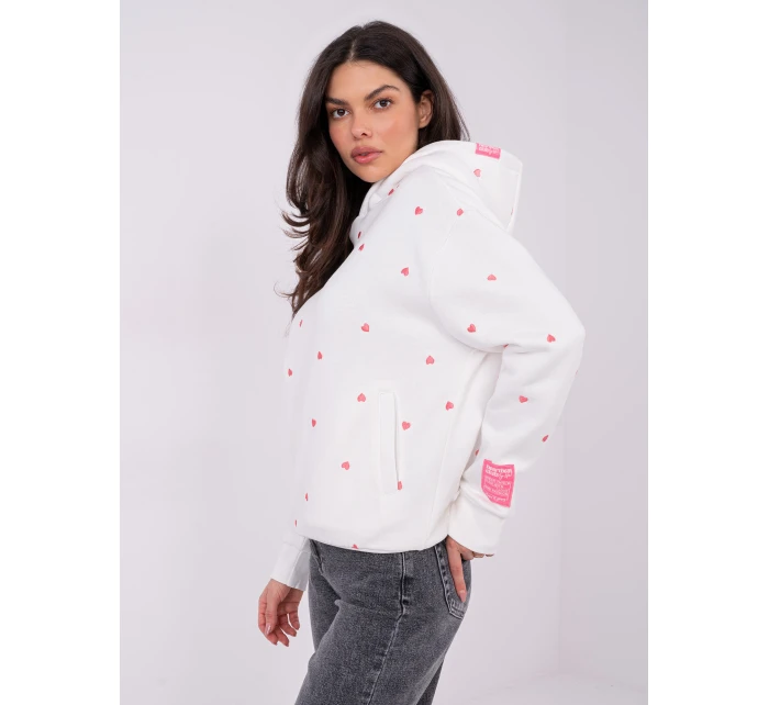 Mikina D10618BC02834A1 bílá