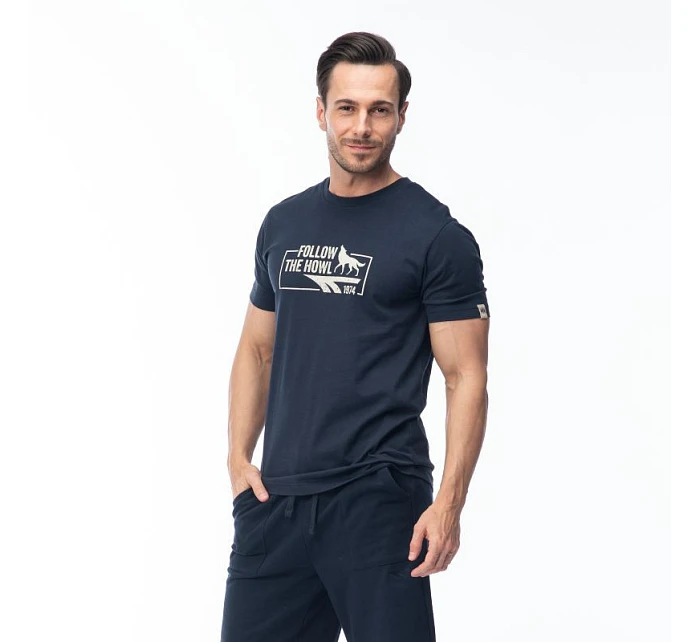 Pánské tričko FARKAS SP tmavě modré - Hi-tec