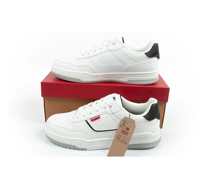 Dětská obuv Levi's sportovní John youth bílá pohodlná módní Dětská obuv Levi's sportovní John youth bílá pohodlná módní