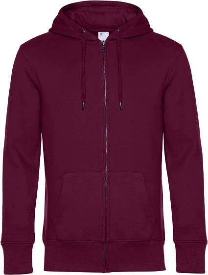 B&C KING Zipped Hood_° Pánská mikina s kapucí 01.U03K dark cherry B&C KING Zipped Hood_° Pánská mikina s kapucí 01.U03K dark cherry