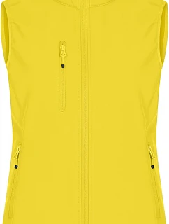 Clique Classic Softshell Vest W Dámská 3-vrstvá softshellová vesta 67.0916 lemon