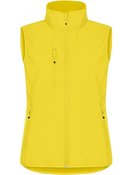 Clique Classic Softshell Vest W Dámská 3-vrstvá softshellová vesta 67.0916 lemon Clique Classic Softshell Vest W Dámská 3-vrstvá softshellová vesta 67.0916 lemon