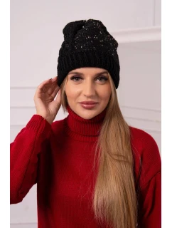 Dámská čepice černá model 18752241 - K-Fashion