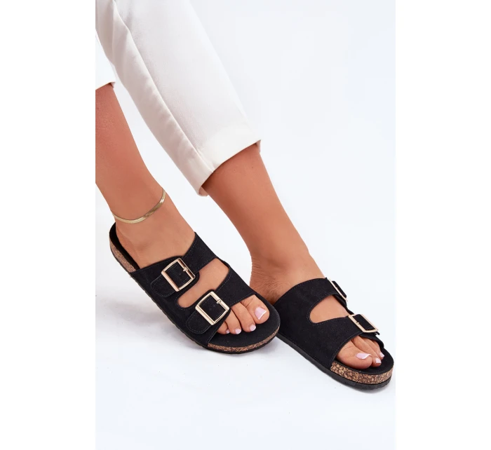 Dámské Pantofle Se Zlatými A Černé model 21703259 - Boto