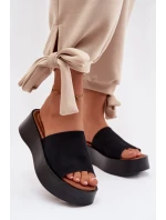 Dámské sandály na platformě Černé model 21951453 - Boto