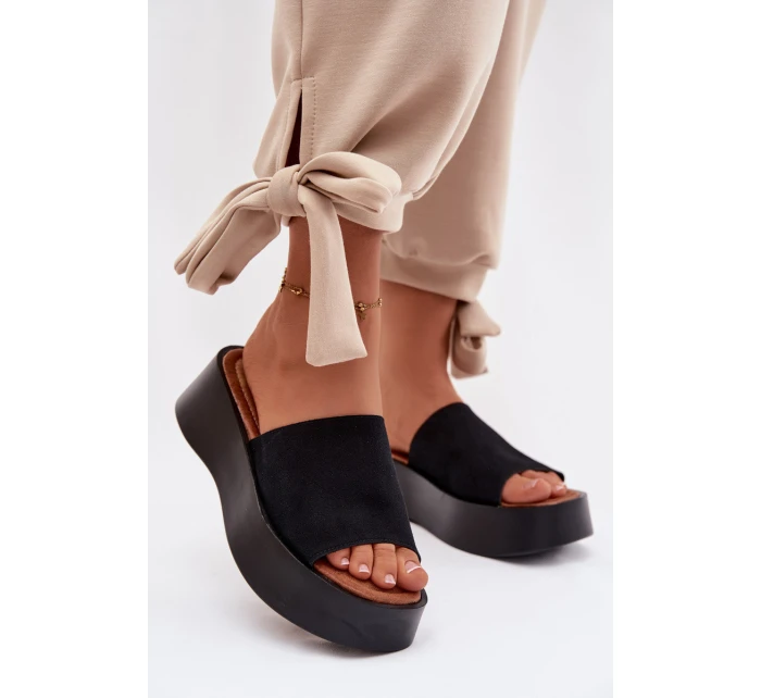 Dámské sandály na platformě Černé model 21951453 - Boto