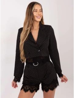 IT SN šortky FL9965.88 černá/stříbrná