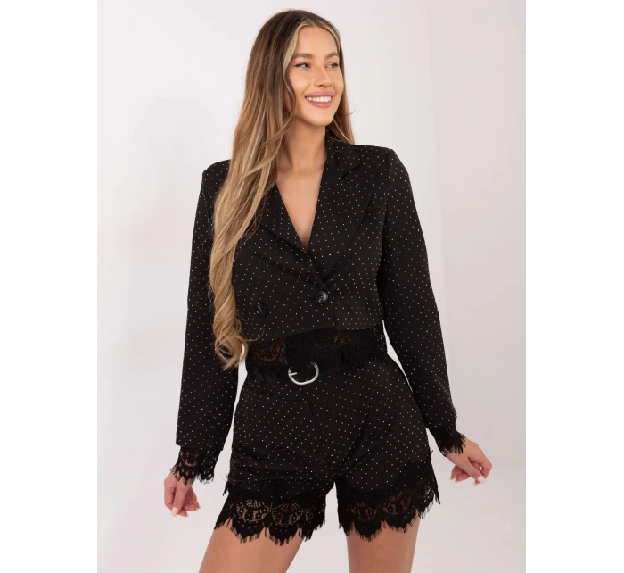 IT SN šortky FL9965.88 černá/stříbrná IT SN šortky FL9965.88 černá/stříbrná