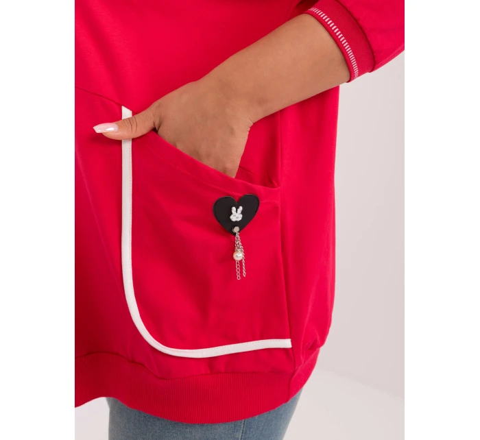 Bluzka RV BZ model 21271996 czerwony - FPrice Bluzka RV BZ model 21271996 czerwony - FPrice