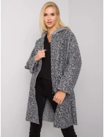 Dámský kabát TW CZ BI 21715 1.87P tmavě šedý Dámský kabát TW CZ BI 21715 1.87P tmavě šedý