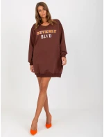 Mikina VI BL 3075.64P tmavě hnědá