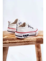 Dětské kožené tenisky BIG STAR KK374040 Bílé Dětské kožené tenisky BIG STAR KK374040 Bílé