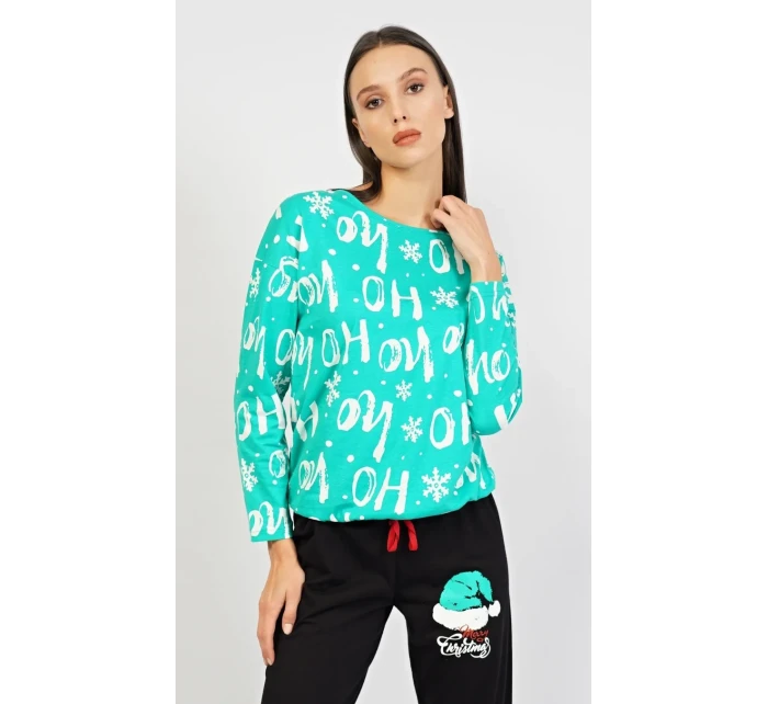 Dámské pyžamo dlouhé Santa