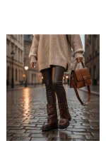 Boty na široké podrážce model 222354 Solea Boty na široké podrážce model 222354 Solea