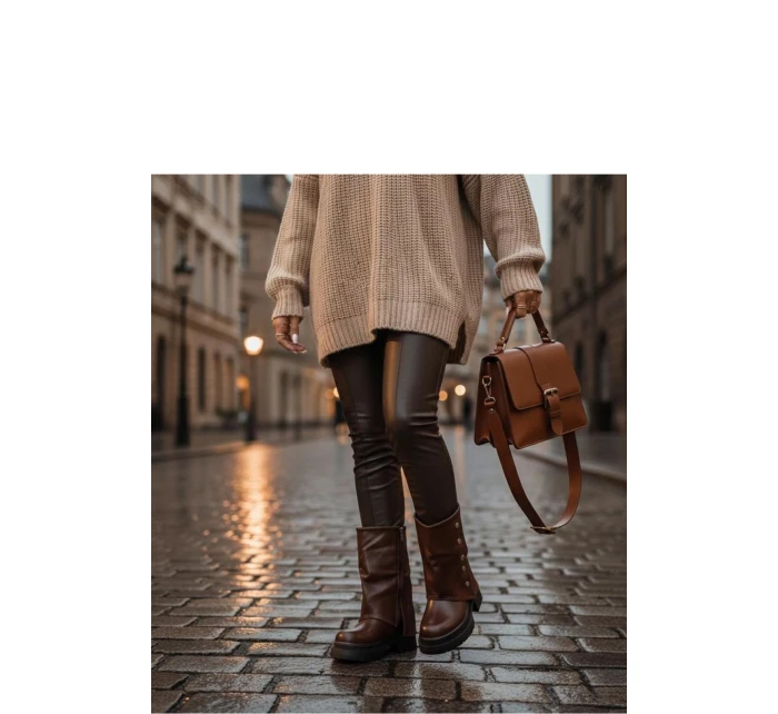 Boty na široké podrážce model 222354 Solea Boty na široké podrážce model 222354 Solea