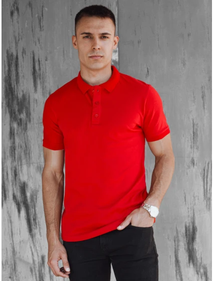 FashionStreet pánská červená polokošile PX0598