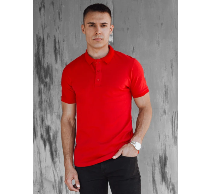 FashionStreet pánská červená polokošile PX0598