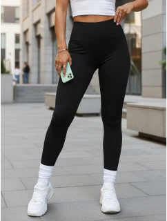 Dámské sportovní legíny černé FashionStreet UY2846