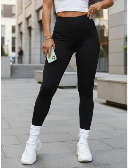 Dámské sportovní legíny černé FashionStreet UY2846