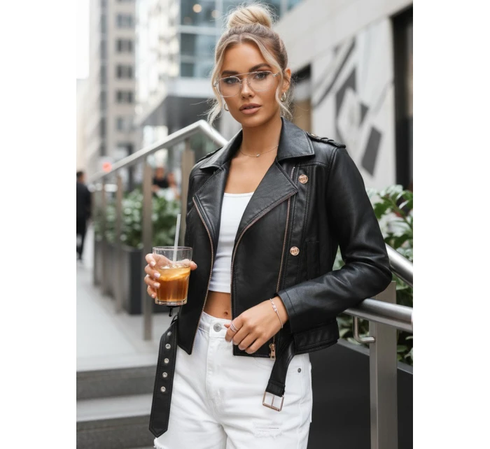 damska skórzana z czarna model 22035986 - FashionStreet