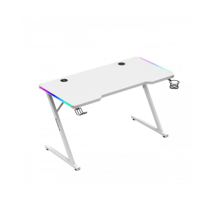 Herní stůl Hero model 21336043 White RGB - Huzaro Herní stůl Hero model 21336043 White RGB - Huzaro