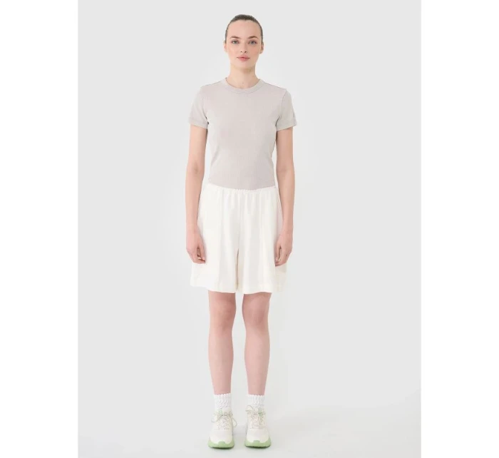 Dámské tričko z žebrovaného úpletu model 21719632 - 4F