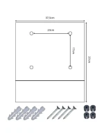 POŠTOVNÍ SCHRÁNKA 37X37X10,5CM 1067544 SASKA GARDEN
