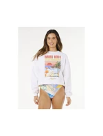 Dámská mikina RIP CURL Hayley O O/S Drop Shldr Crew bílá pánská Dámská mikina RIP CURL Hayley O O/S Drop Shldr Crew bílá pánská
