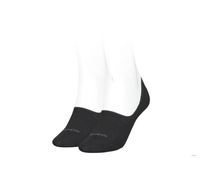 Dámské ponožky W Footie Mid Cut 2P 701218771 001- Calvin Klein 