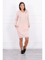 Brooklyn šaty tmavě pudrově růžové