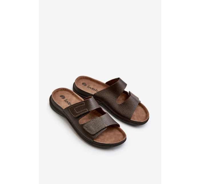 Pohodlné Pánské Sandály S Pásky Na Suchý Zip model 21665810 - Inblu