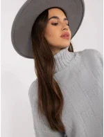 Sweter AT SW szary model 20470297 - FPrice Sweter AT SW szary model 20470297 - FPrice