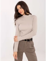 Spodnie IT SP model 21776378 ciemny bezowy - FPrice Spodnie IT SP model 21776378 ciemny bezowy - FPrice