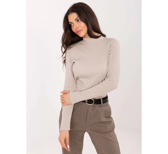 Spodnie IT SP model 21776378 ciemny bezowy - FPrice Spodnie IT SP model 21776378 ciemny bezowy - FPrice